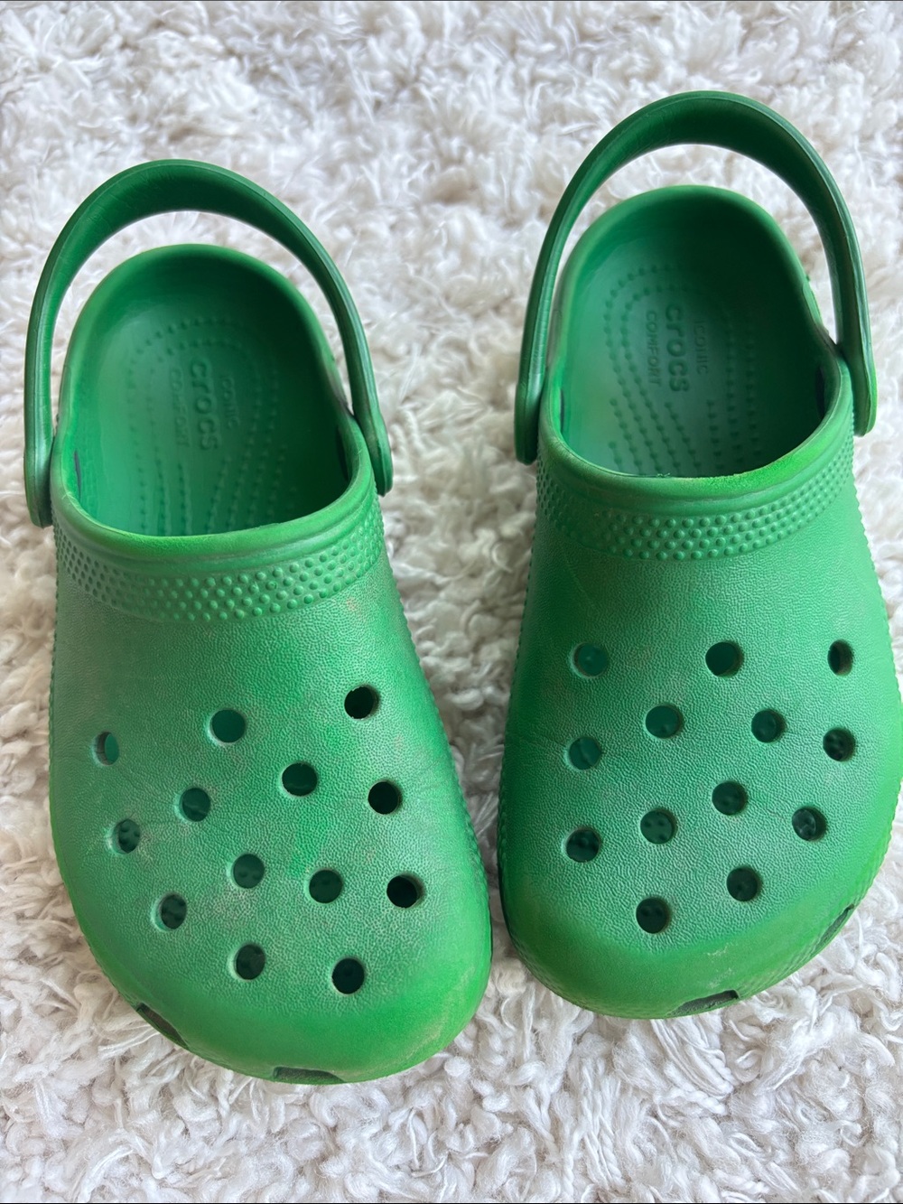 CROCS Kids Green Classic Clog